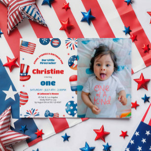 Onze kleine voetzoeker verjaardagsfeestfoto kaart