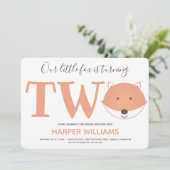 Onze kleine vos draait twee tweede kinderen om de kaart (Staand voorkant)