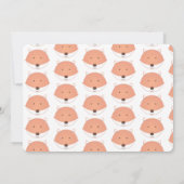 Onze kleine vos maakt een eerste verjaardag. kaart (Achterkant)