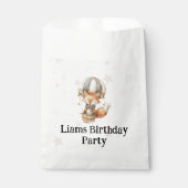 Onze kleine vos verjaardagsfeestje gunst zakken bedankzakje (Voorkant)