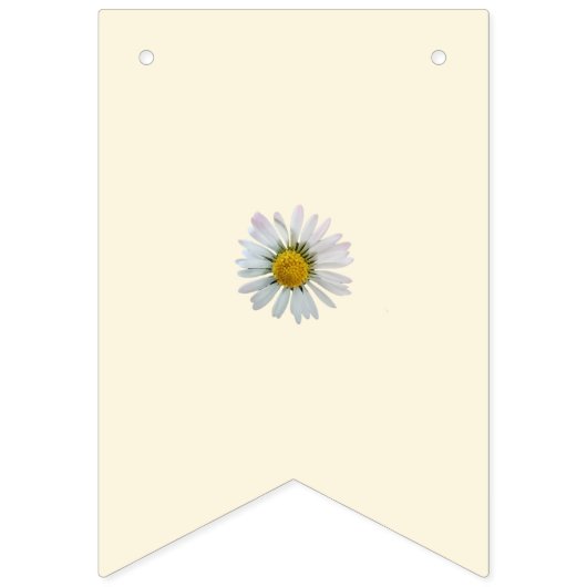 Onze kleine wilde bloem - Elegante bloemdecoratie Vlaggetjes (Eerste vlag)