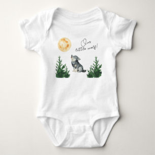 Onze Kleine Wolf Baby Shower Romper