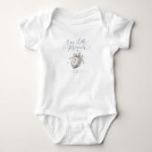 Onze Kleine Wonder Hanukkah Zwangerschapsaankondig Romper (Voorkant)