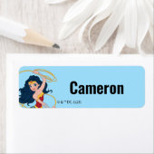 Onze kleine Wonder Woman Kinderen Etiket (Insitu)