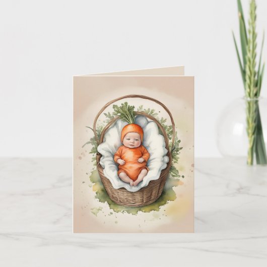 Onze kleine wortel: geboorte aankondiging (Voorkant)