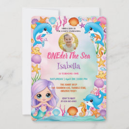 onze kleine zeemeermin 1e Foto zomerverjaardag Kaart