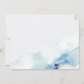 Onze kleine zeemeermin 3e verjaardag party foto kaart (Achterkant)