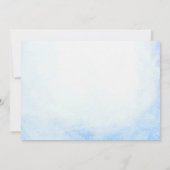 Onze kleine zeemeermin 4th verjaardagsfeestfoto kaart (Achterkant)