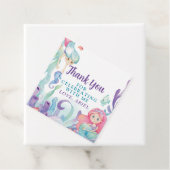 Onze kleine zeemeermin dank u bedankjes labels (In situ)