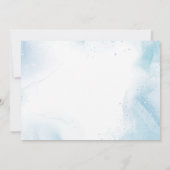 Onze Kleine Zeemeermin Meisje 1e Verjaardag Party  Kaart (Achterkant)