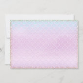 Onze kleine zeemeermin ONEder Het Zee 1e Verjaarda Kaart (Achterkant)