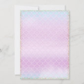 Onze kleine zeemeermin ONEder Het Zee 1e Verjaarda Kaart (Achterkant)