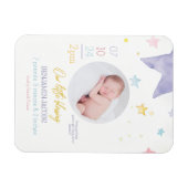 Onze kleine zegen Baby aankondiging Magneet (Horizontaal)