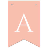 Onze kleine zoete perzik is één Baby eerste verjaa Vlaggetjes (Derde vlag)