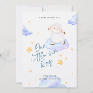 “Onze Kleine Zon” Baby Shower Uitnodiging