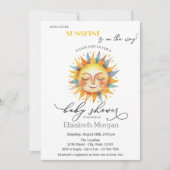 Onze kleine zon, zon uitnodiging (Voorkant)