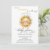 Onze kleine zon, zon uitnodiging (Staand voorkant)