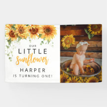 Onze Kleine Zonnebloem Foto Verjaardagsfeestje
