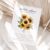 Onze kleine zonnebloem Herfst 1e verjaardag Kaart