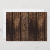 Onze kleine zonnebloem rustieke gele verjaardagsfe kaart (Achterkant)