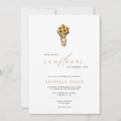 Onze kleine zonnebloem - Rustige herfst Birthday | Kaart (Voorkant)