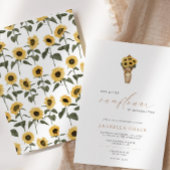 Onze kleine zonnebloem - Rustige herfst Birthday | Kaart