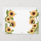 Onze kleine zonnebloem, Waterverf elke zondag Kaart (Achterkant)