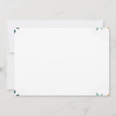 Onze kleine zonneschijn 1e verjaardag Boho Floral  Kaart (Achterkant)