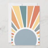 Onze Kleine Zonneschijn 1e Verjaardag Regenboog Pa Kaart (Achterkant)