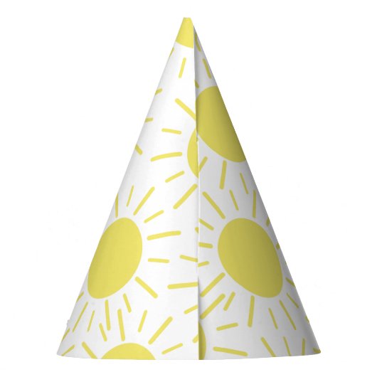 Onze kleine zonneschijn 1ste verjaardag feesthoedjes (Achterkant)