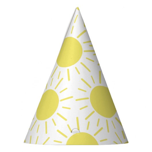 Onze kleine zonneschijn 1ste verjaardag feesthoedjes (Links)