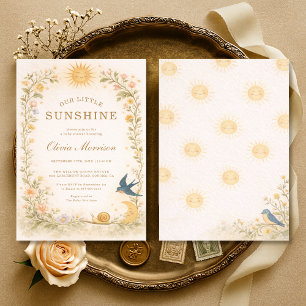 Onze Kleine Zonneschijn Baby Shower Kaart