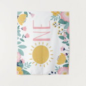 Onze Kleine Zonneschijn Boho Bloemige EEN Wandkleed (Voorkant)