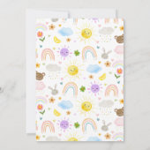 Onze kleine zonneschijn Boho regenboog eerste verj Kaart (Achterkant)