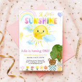 Onze kleine zonneschijn Boho regenboog eerste verj Kaart