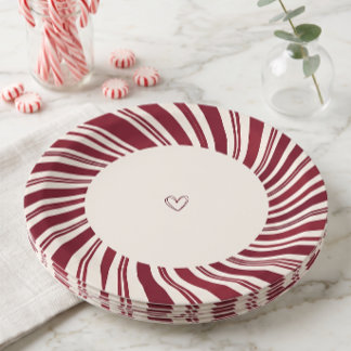 Onze Kleine Zonneschijn | Candy Cane Papieren Bordje