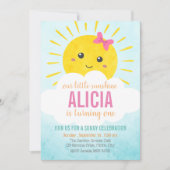 Onze kleine zonneschijn | Eerste verjaardag van me Kaart (Voorkant)