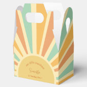 Onze kleine zonneschijn grote zon met roggen verja bedankdoosjes (Geopend)