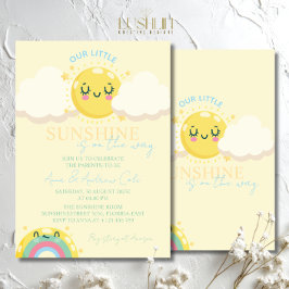 Onze Kleine Zonneschijn Komt Er Aan Baby Shower Kaart