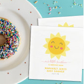 Onze kleine zonneschijn lachende zon Baby shower p Servet