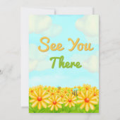 Onze Kleine Zonneschijn - Lente Uitnodiging (Achterkant)