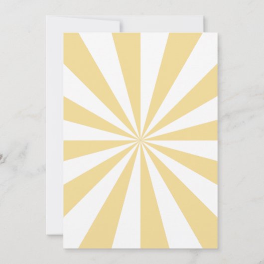 Onze kleine zonneschijn meisje eerste verjaardag u kaart (Achterkant)