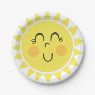 Onze kleine zonneschijn papieren bordje