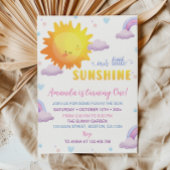 Onze kleine zonneschijn regenboog verjaardag uitno kaart