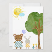 Onze kleine zonneschijn schattig meisje roze eerst kaart (Achterkant)