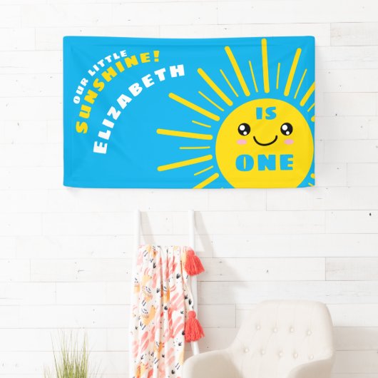 Onze kleine zonneschijn spandoek (Insitu)