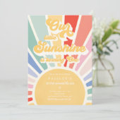 Onze kleine zonneschijn van de eerste dag van de g kaart (Staand voorkant)