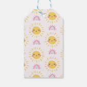 Onze kleine zonneschijn verjaardag dank u cadeaulabel (Achterkant)