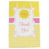 Onze kleine zonneschijn verjaardag dank u medium cadeauzakje (Voorkant)