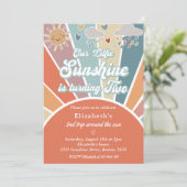 Onze kleine zonneschijn wordt een 2e verjaardag kaart (Staand voorkant)